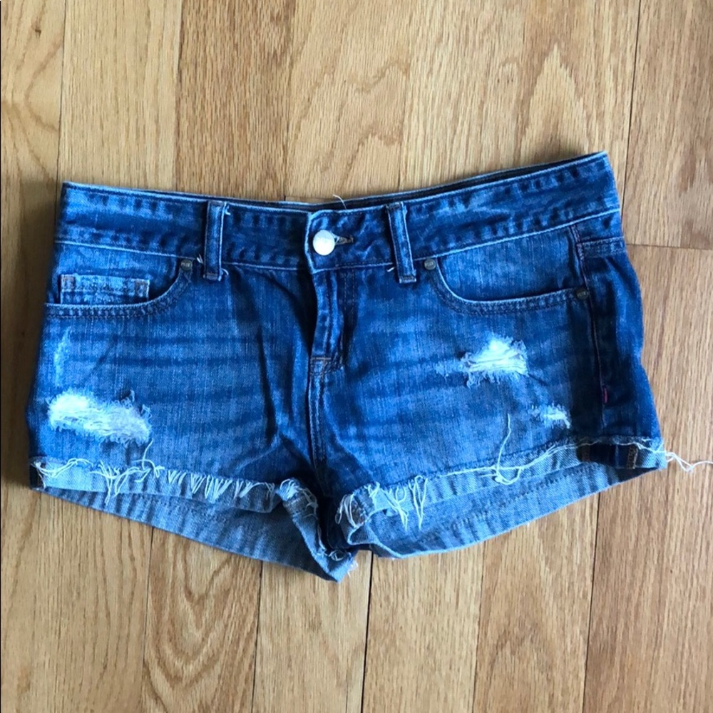 Pink Victoria’s Secret Denim Shorts